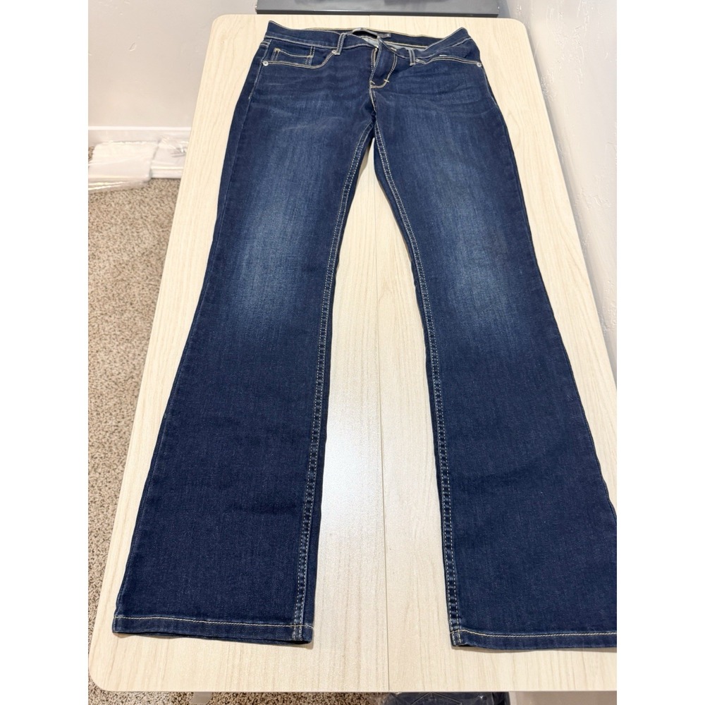 Levi's 524 Bootcut Jeans Size 5 Juniors Blue Denim Low Rise Flared Leg Authentic